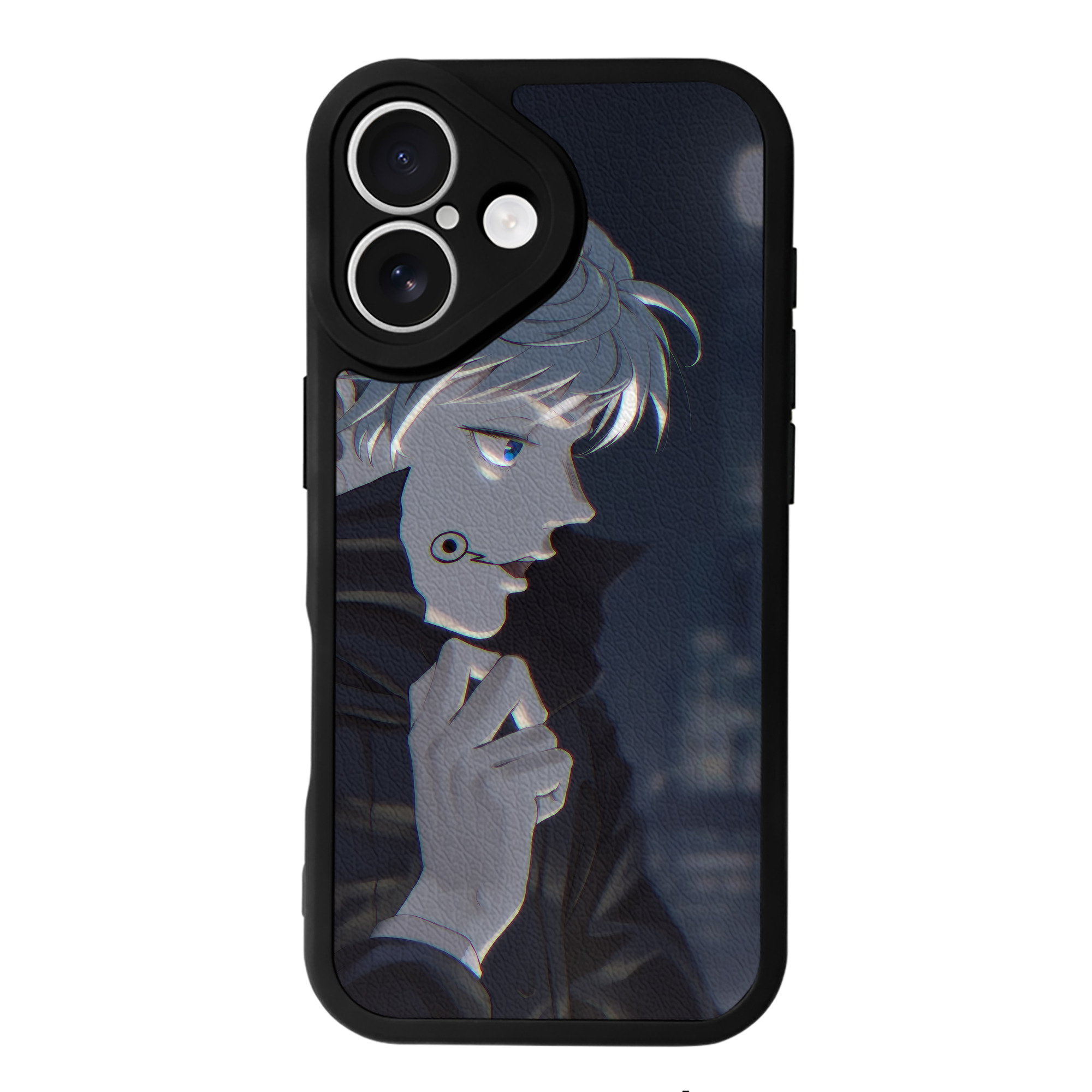 （画像用） 呪術廻戦 Jujutsu Kaisen 【iPhone 16シリーズ対応】シリコンスマホケース（レザー調） 材質：シリコン